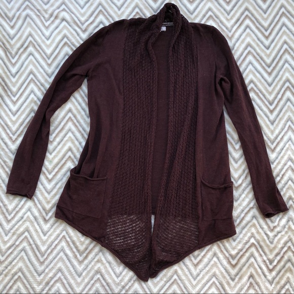 Fat Face Sweaters - Fat Face Cardigan - Maroon - Size 4